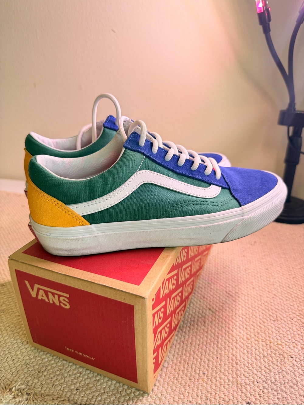 Vans Old Skool Yacht Club | Y2K Colorblock Sneakers | Blue Green Red Yellow